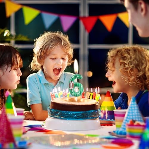 th Birthday Candles Number Candle Cake Topper Superbowl Party 4 Football gallery