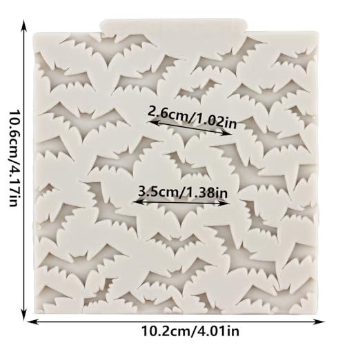 Halloween Bat Silicone Mold Halloween Fondant Molds for Halloween Cake Style L gallery