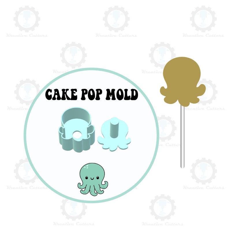 Octopus Cake Pop Mold | Single or Multi-popper