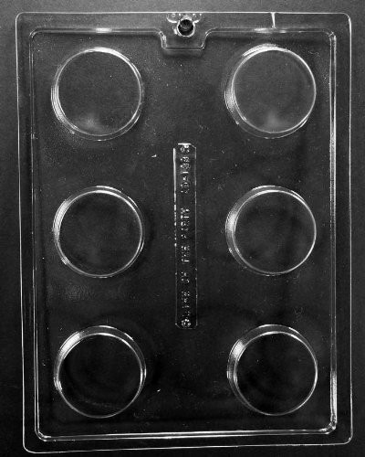 DMCAO138 Chocolate Candy Mold, Plain Cookie with Molding Instructions