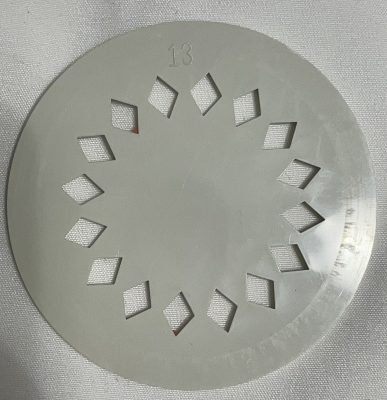 Pampered Chef Cookie Press Parts Cookie Disc # 13 Replacement Disc Fast Shipping