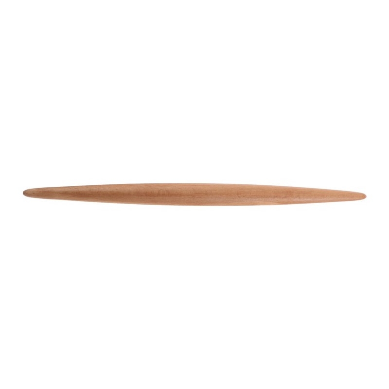 Wooden Pastry Dough Rolling Pin: Tapered French Style Roller for Pizza Tortilla