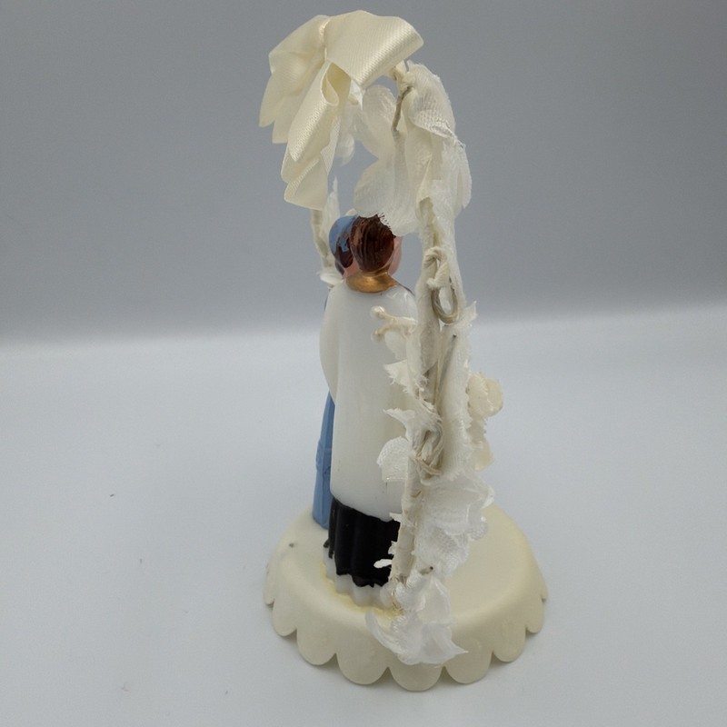 Vintage Cake Topper Baptism Christening Baby Girl #483 Hong Kong gallery