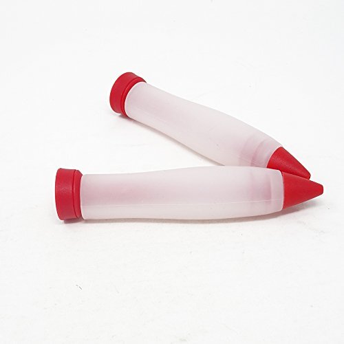 2 Pack Silicone Cake Writing Pen Cookie Cream Pastry Chocolate Decorating Pen gallery