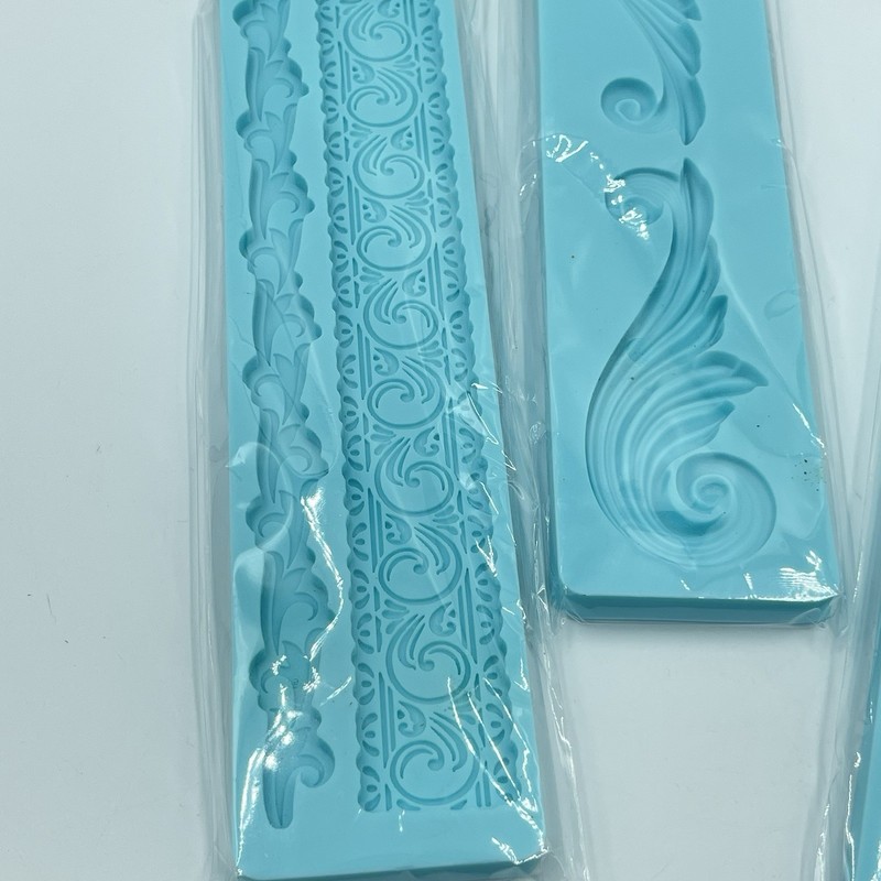 Lot 3 NEW 8" Silicone Fondant/Craft Molds Celebrate It- Multiple Designs gallery
