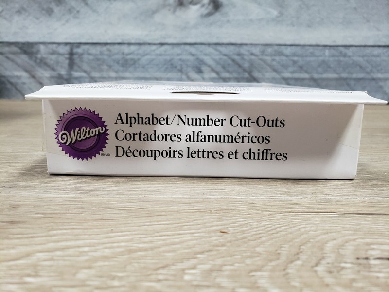 Wilton 40 Piece Alphabet/Number Cut-Outs C8 gallery