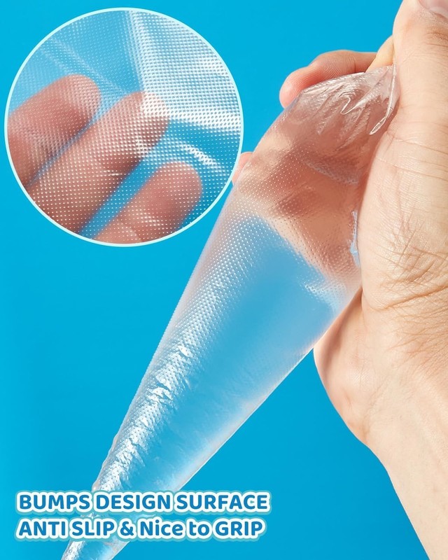 Durable 130 Pcs Baking Kit: Anti-Slip Piping Bags & Essential Decorating Tools gallery