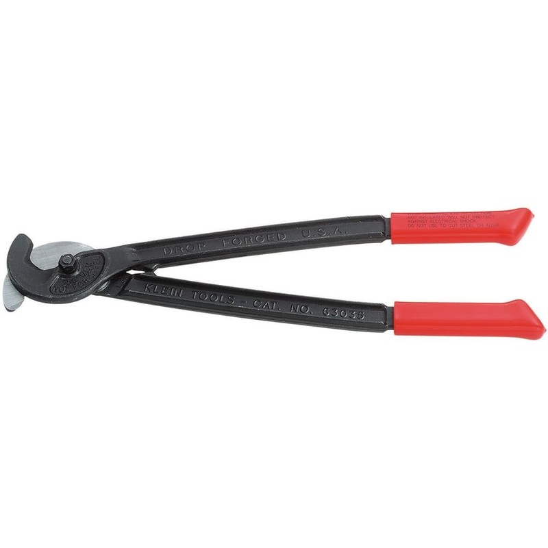 Klein Tools 63035 Utility Cable Cutter Made In Usa For Mcm Copper And 350 Mcm