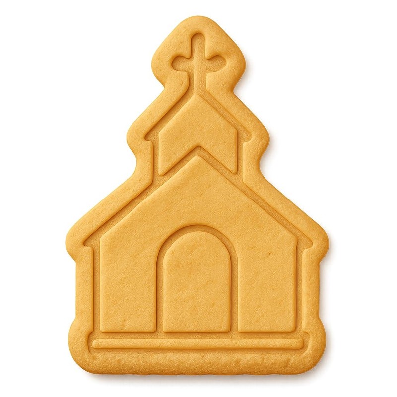 Church Cookie Cutter - 4x2.7" Creative Baking Tool gallery