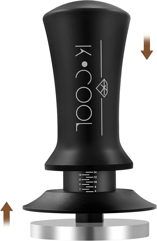 K COOL 51mm Coffee Espresso Tamper, Premium Barista Tools, 51mm, Black