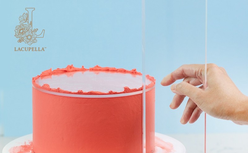 Acrylic Cake Buttercream Scraper Smoother for Icing Frosting, 12 inch Tall gallery