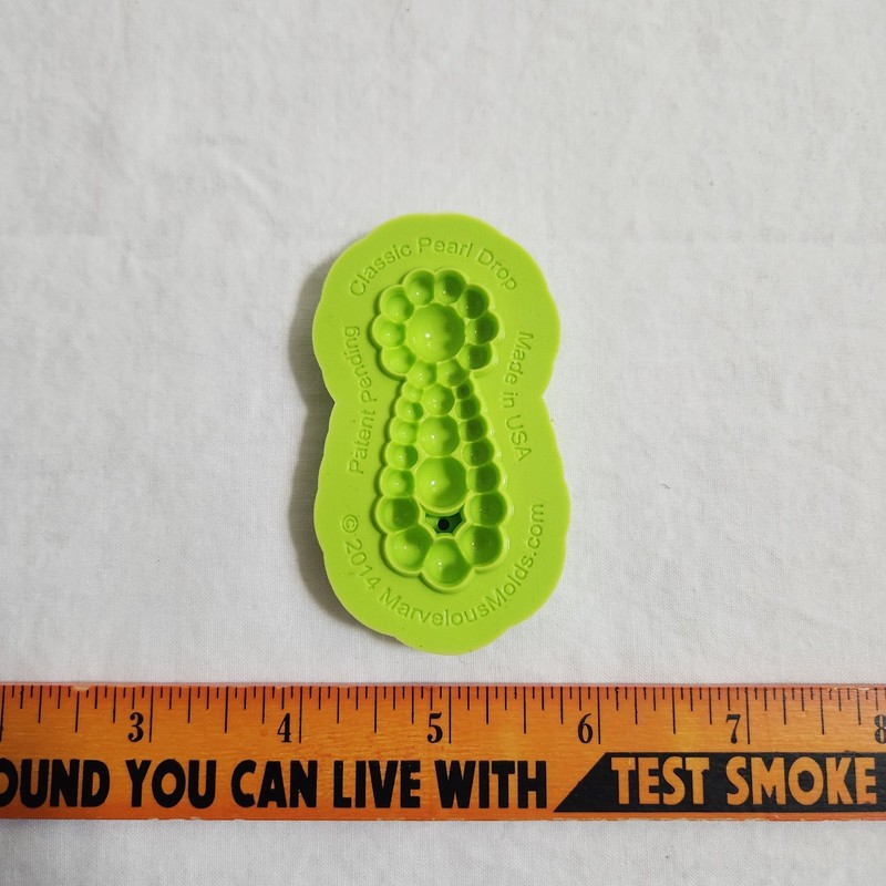 Marvelous Molds Classic Pearl Drop Brooch Silicone Mold Fondant Gumpaste Wedding gallery