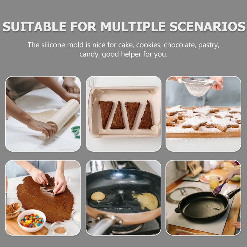 Silicone Gel Cake Mould Ice Cube Tray 10 Thumb Cake Fingers Mould (Green) gallery