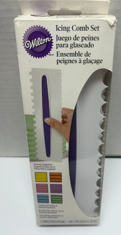 Wilton Icing Comb Set of 3 NEW gallery
