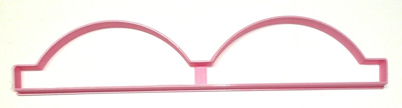 HALF SIZE COOKIE CUTTER BOW OR 3D FONDANT CAKE BOW COOKIE CUTTER USA PR3372