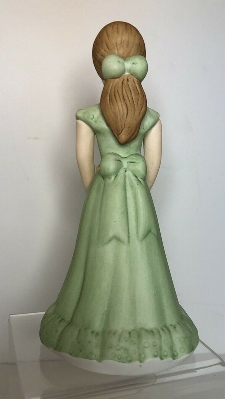 AGE 11 GROWING UP BIRTHDAY GIRL Figurine Lite Brown Hair Cake Topper Enesco 1982 gallery