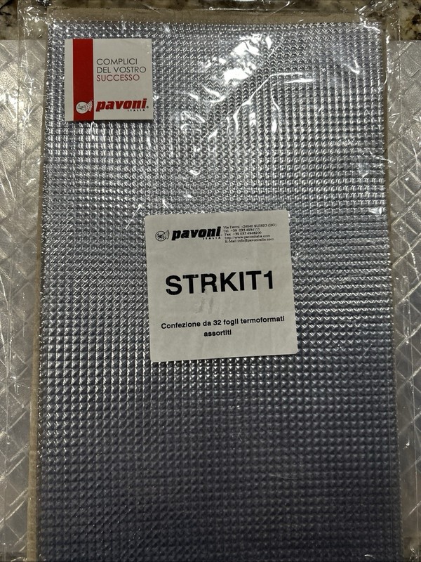 Pavoni Chocolate Texture Sheets-4 Patterns