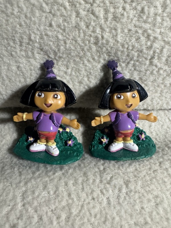 Dora the Explorer Cake Topper Y2K Nostalgia Birthday Toy Figure 2004 Nostalgia