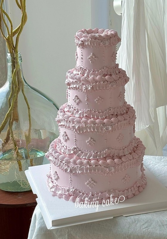 4 Tiers 6" 8" 10" 12" Round Styrofoam Cake Dummies Set White Fake wedding cak gallery