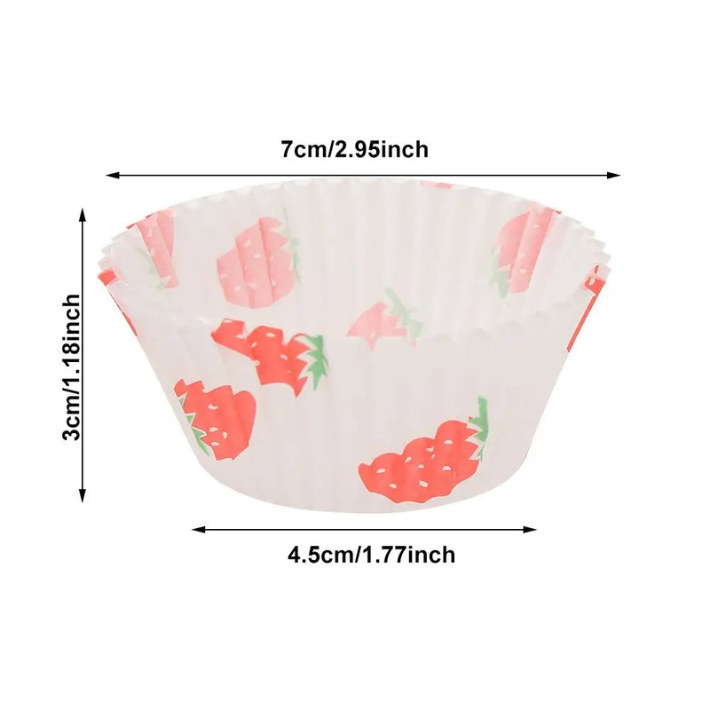 100PCS Cake Cups Paper Cupcake Liner Wrappers Cup Baking Muffin Boxes Cake Liner gallery