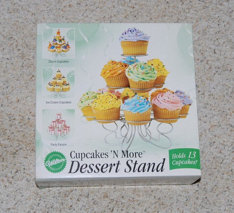 Wilton Dessert Stand Cupcakes ‘n More Tower, Muffin, Cup Cake Holder/ Display
