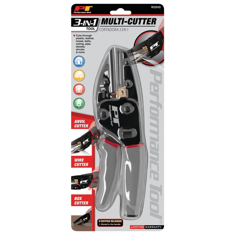 Performance Tool W2045 3-In-1 Multi Power Cutting Tool Built-In Wire Cutter gallery