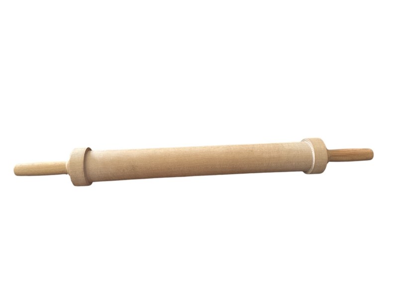Large Birch Wood Rolling Pin/Spinning Roller For Crafts Or Baking – 27 Inches