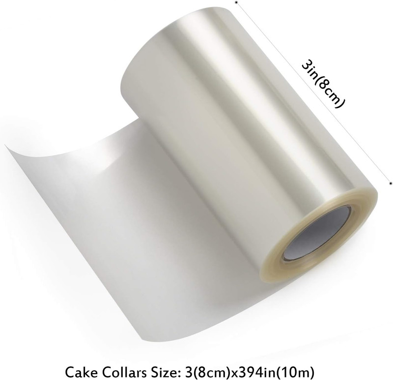 4Pck Cake Collar 3.1 X 394 Inch, Acetate Sheets, Clear Acetate Roll and Transpa gallery