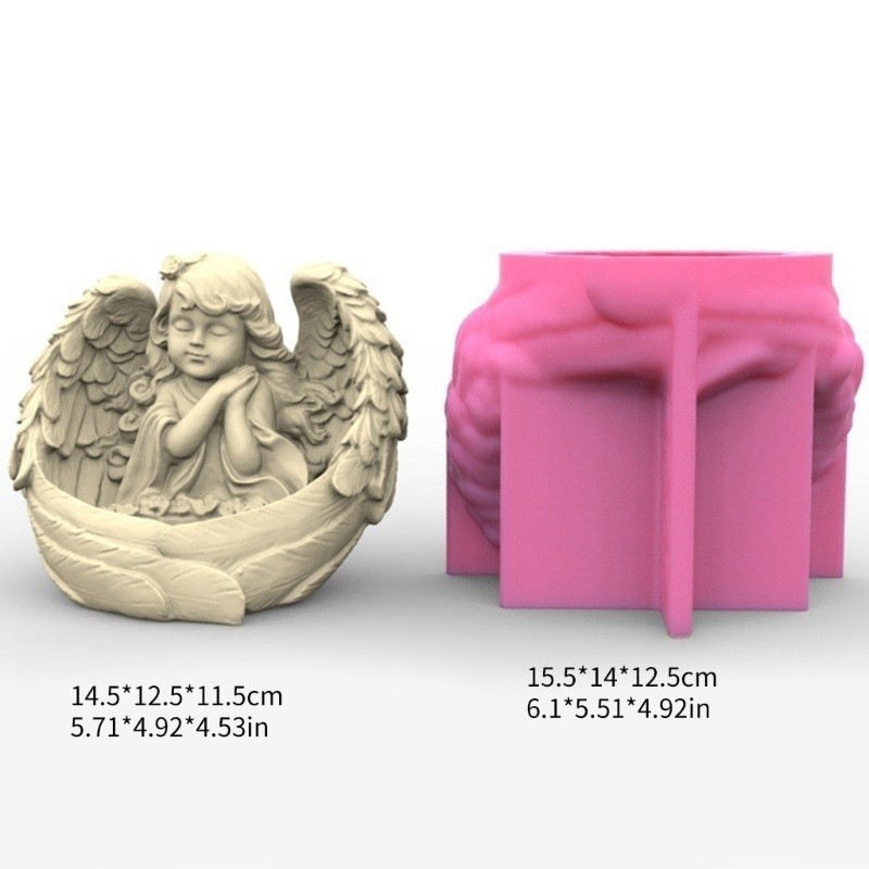 Silicone Moulds Holder Molds Angel Girl Shaped for Hand-Making gallery