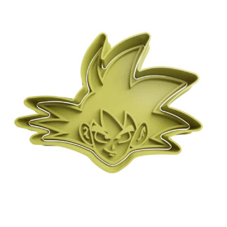 Goku Cookie Cutter Dragon Ball Dragon Ball Z Dragon Ball Z Kai Fondant Baking