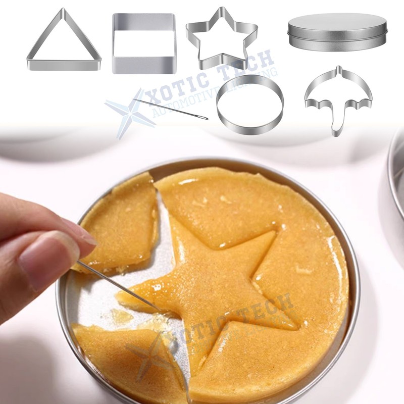 Set of Biscuit Baking Mold DIY Sugar Cookie Biscuit Cutters Stainless Steel