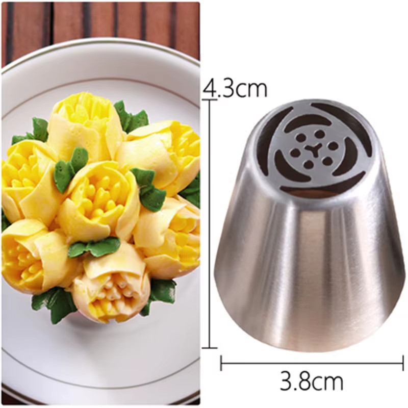 Russian Tulip Icing Piping Nozzle Stainless Steel Cake Decorating Tool