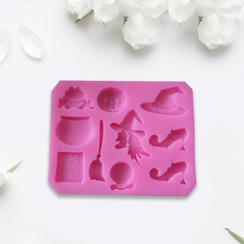 Silicone Material Cake Molds 10 Cavities Halloween Modeling Halloween Festival gallery
