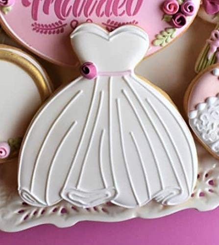Ann Clark Wedding Cookie Cutters 5-Pc Set (Square Plaque, Wedding Cake, Weddi... gallery