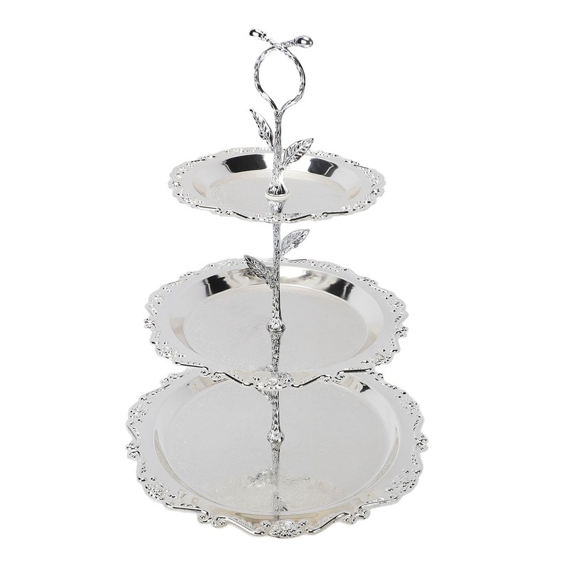 3 Tier Elegant European Style Dessert Cupcake Stand For Wedding Party gallery