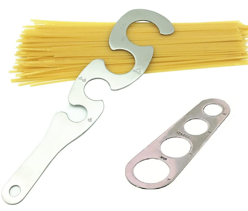 Spaghetti Pasta Measure Stainless Steel Spaghetti Measurer Tool 4 Serving Por... gallery