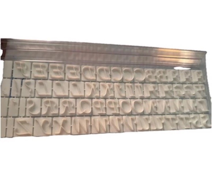 Wilton icing message maker.Italic Letters.New gallery