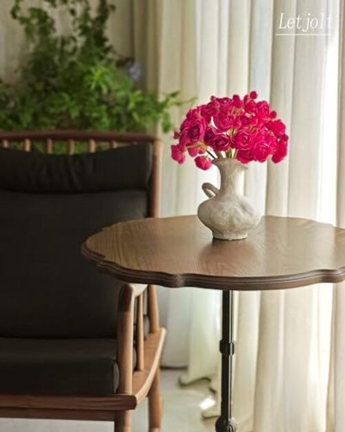 Ranunculus Artificial Flower ROSEO Pink Silk Flowers Faux DIY 18 Rose Red gallery
