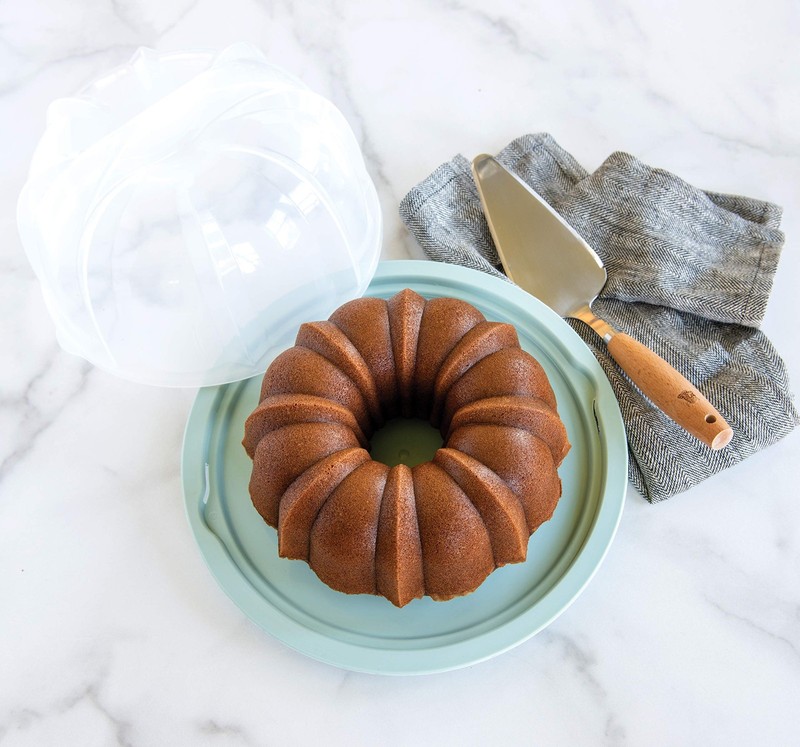 Nordic Ware Translucent Bundt Cake Interior 10.7 x x 6.1 in, Sea Glass gallery