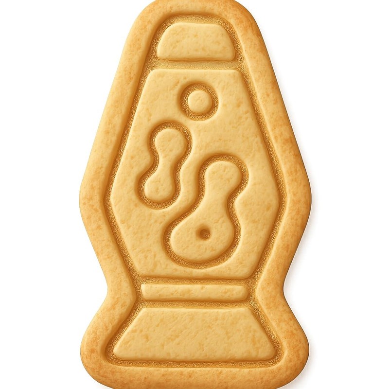 Lava Lamp Cookie Cutter & Stamp, Fondant & Clay – 2.5×4