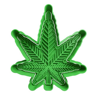 Cannabis Leaf Leaves Cookie Cutter Fondant Biscuit Baking Tool
