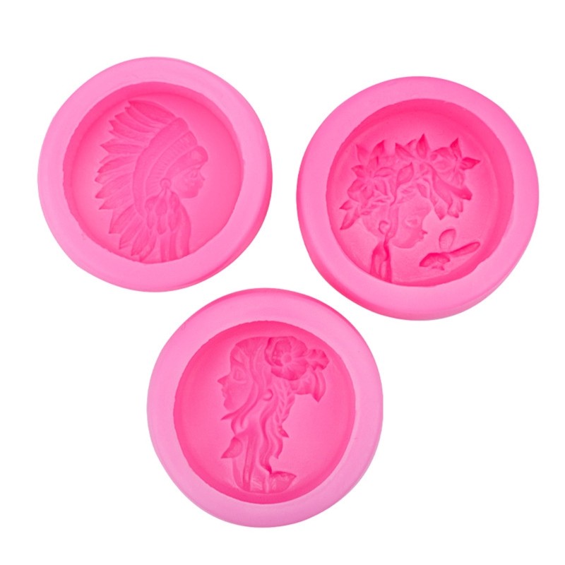 3D Fondant Mold Little Girl Shaped Chocolate Mold Professional Baking Tools gallery