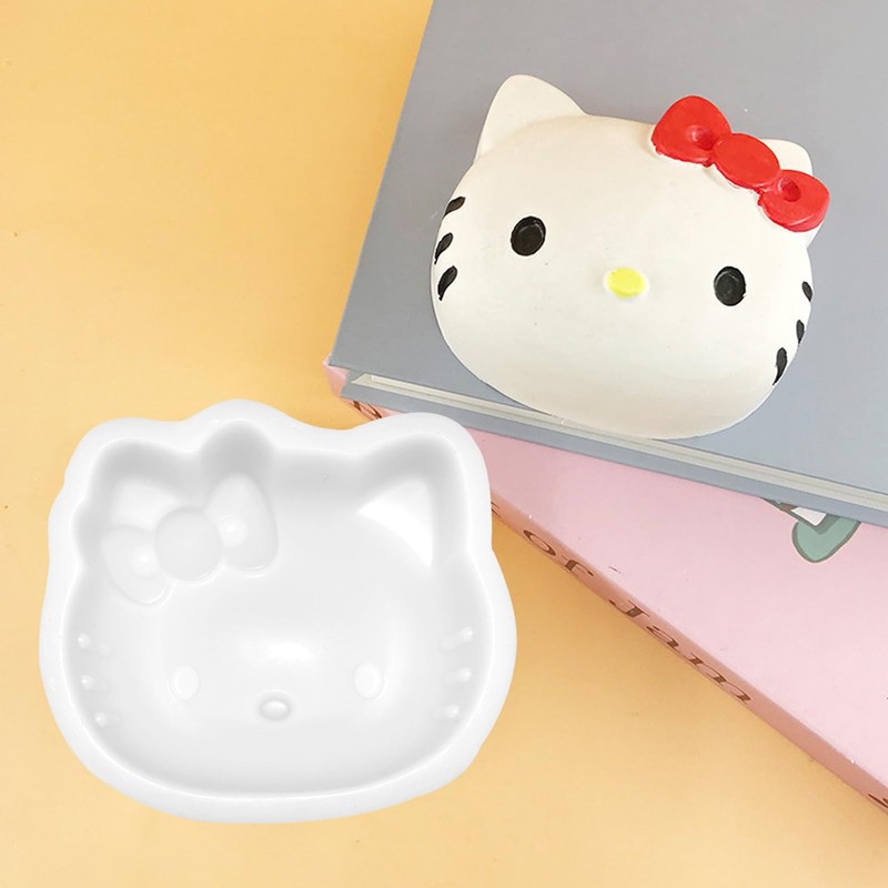 4 Inch Cat Silicone Cake Mold Non Stick Fondant Chocolate Jelly Baking Mold gallery