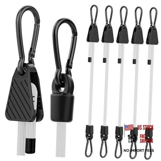 Bungee Cords with Hooks, 48 Inch Adjustable Bungee Cords 48″ – 6 Pack White