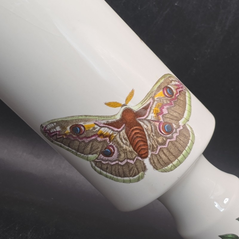 Vintage Portmeirion Botanic Garden Rolling Pin Venus Fly Trap Butterfly Cottage gallery