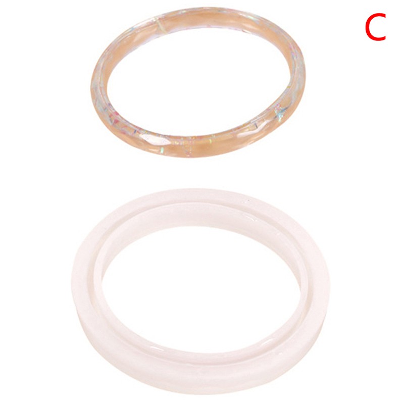 1Pc Silicone Bangle Mold Round Silicone Mold DIY Bracelet Model Casting Tools gallery