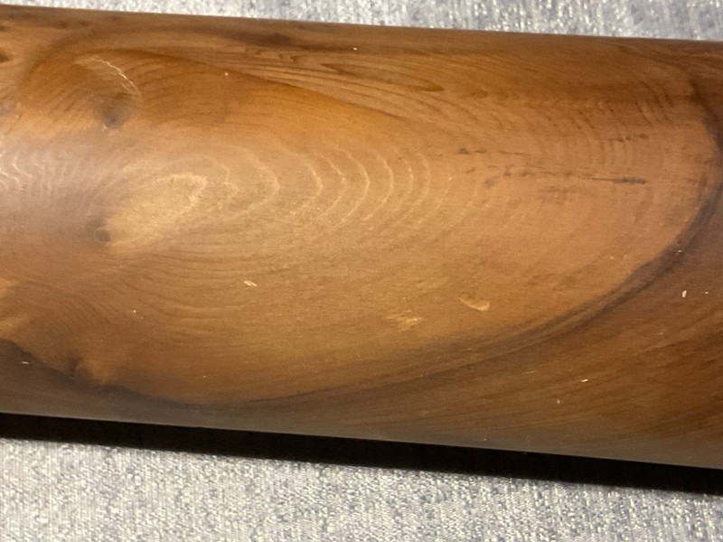 Rolling pin used for decorative purposes but fully functional in kitchen gallery