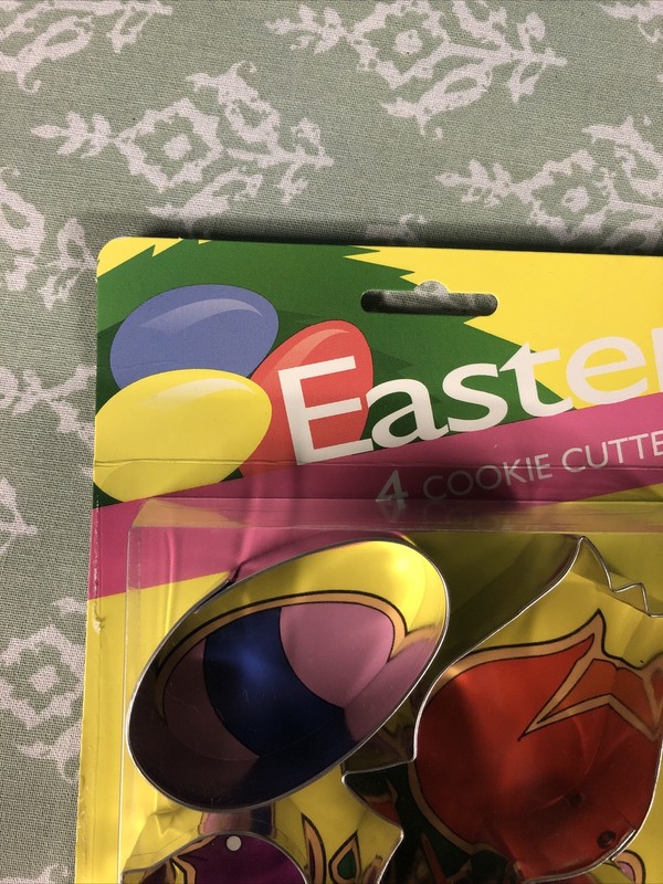 FOX RUN BRAND USA - EASTER 4 COUNT SILVER METAL COOKIE CUTTERS - NEW IN PACKAGE! gallery