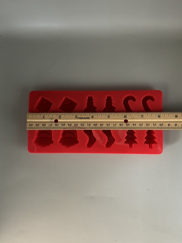 Silicone Shaped Candy Mold Chocolate Gummy Assorted Shapes Winter Holidays NEW gallery