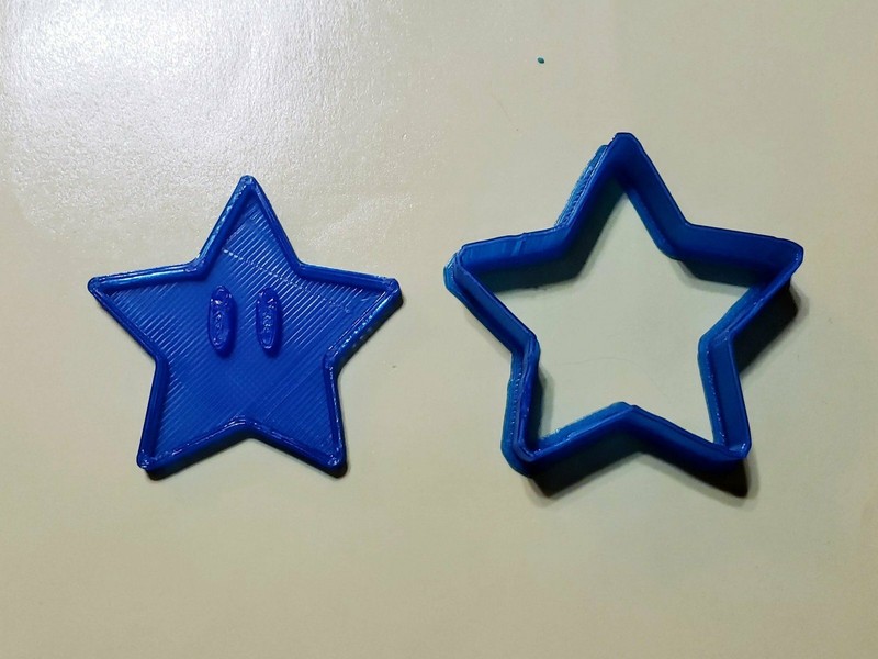 Super Mario Bros Star Cookie Cutter/Super Mario Cookie Cutter/Fondant Cutter/Pla